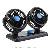 VENTILADOR PORTÁTIL DOBLE DE AUTO